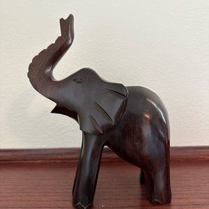 Hand carved elephant